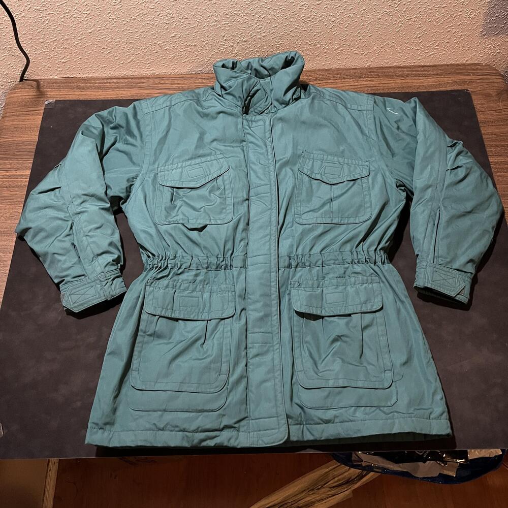 Vintage Eddie Bauer Goose Down Coat Jacket Kara Karam Outdoor Parka Blizzard 80s